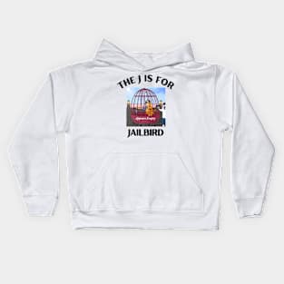 Donald J Trump Jailbird Appears Empty Kids Hoodie